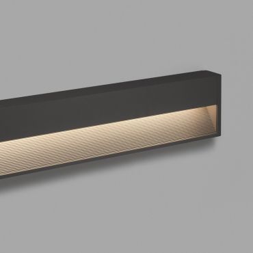 Faro Grada - applique murale - 60 x 4,6 x 12,8 cm - 12W LED inclus - IP54 - gris foncé