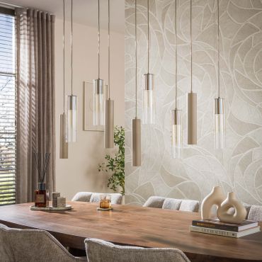 Vico Serene - lampe suspendue - 109 x 18 x 150 cm - beige