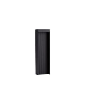 Nova Luce Alley - lampe de jardin - 14 x 50 x 8 cm - 8W LED inclus - IP65 - anthracite foncé