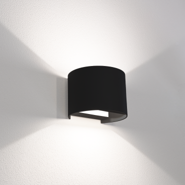 Century Italia Up &amp; Down - applique murale - 13,5 x 12 x 10 cm - 10W LED inclus - couleur de lumière réglable - IP65 - noir