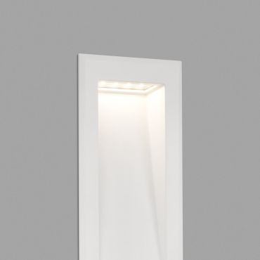 Faro Soun - applique encastrée - 10,5 x 7,3 x 23,9 cm - 5W LED inclus - IP65 - blanc givré