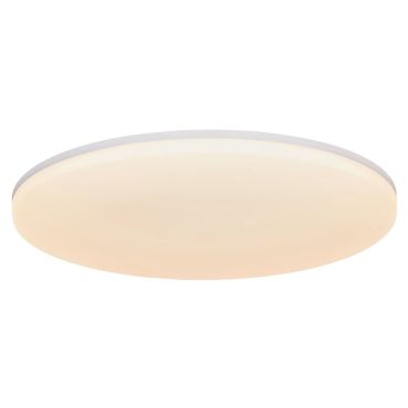 Nordlux Vic - plafonnier - Ø 35 x 4 cm - 32W LED inclus - IP21 - blanc - couleur de lumière blanc chaud (3000K)