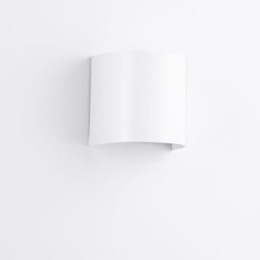 Nova Luce York - applique murale extérieure - 11 x 11 x 8,5 cm - IP65 - blanc sablé