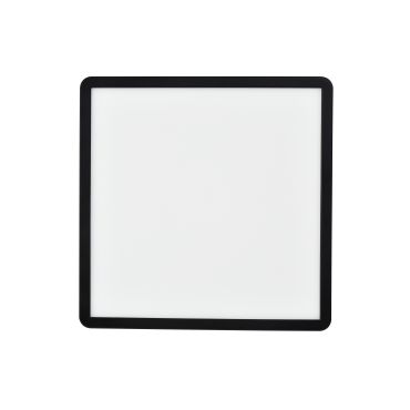 Nordlux Oja - plafonnier de salle de bains - 29,4 x 29,4 x 2,3 cm - 3 étapes Moodmaker Fonction SceneSelect - 14,5W LED inclus - IP54 - noir