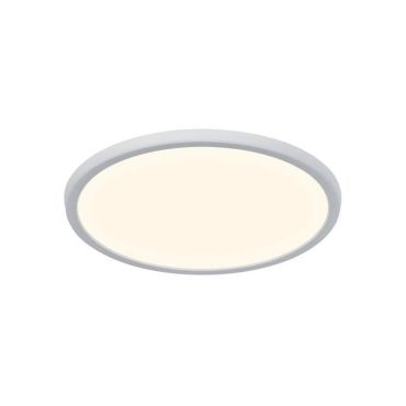 Nordlux Smart Oja - plafonnier - éclairage intelligent - Ø 29,4 x 2,3 cm - 15W LED inclus - 2700K-6500K - blanc