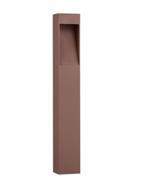 Nova Luce Maddi - lampe de jardin - 8,5 x 60 x 7,5 cm - 7W LED inclus - IP65 - corten sablé