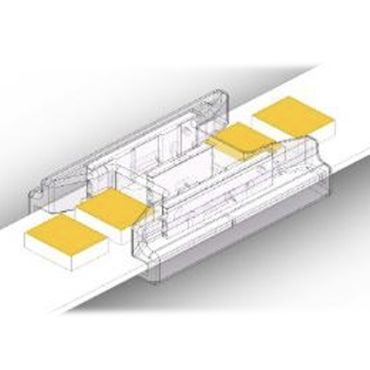 Roi Du Luminaire - connecteur - pour ruban LED SMD 10 mm monocolore