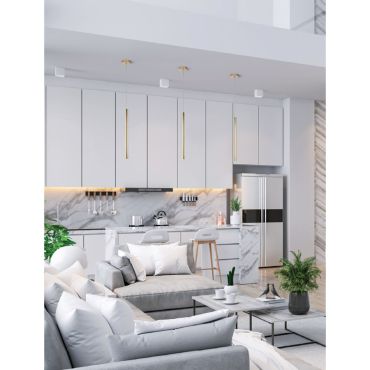 Maxlight Organic - lampe suspendue - Ø 2,5 x 190 cm - 1W LED inclus - or