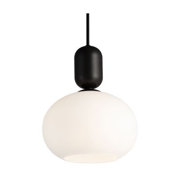 Nordlux Notti - lampe suspendue - Ø 20 x 223,8 cm - noir et moka