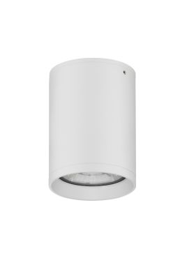 Nova Luce Dara - plafonnier extérieur - Ø 8 x 11 cm - 9W LED inclus - IP54 - blanc sablé