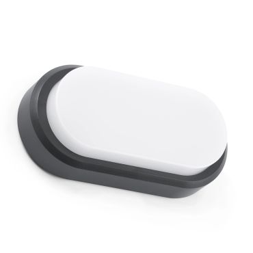 Faro Fred - applique murale - 20 x 5,4 x 10 cm - 7W LED inclus - IP65 - gris foncé