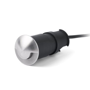 Faro Kane - applique encastrée - Ø 4,5 x 9 cm - 3W LED inclus - IP67 - inox satiné