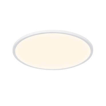 Nordlux Oja - plafonnier - Ø 42,4 x 2,3 cm - 19W LED inclus (3000K/4000K) - blanc