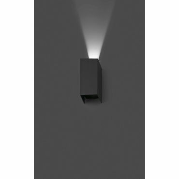 Faro Blind - applique murale - 7,4 x 10,5 x 16,5 cm - 6W LED inclus - IP65 - gris foncé