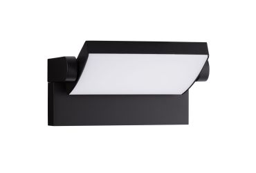 Nova Luce Sally - applique murale d’extérieur - 21 x 16,5 x 10 cm - LED 20W incluse - IP54 - noir