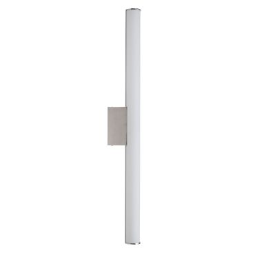 Brilliant Tube - plafonnier/mural - 60 x 11 cm - 17W LED inclus - blanc &amp; chrome