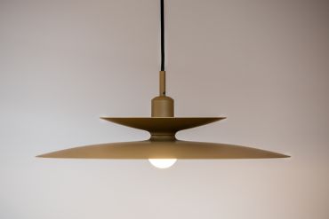 Artdelight Linares - suspension - Ø 50 x 16,5 cm - brun