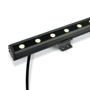 ONE Light LED Wall Washers - spot - 50 x 6 x 3,1 cm - 12 x 1W LED dimmable inclus - IP66 - gris - couleur de lumière blanche