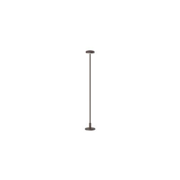 VK Lighting Jade - borne de jardin incl. pied et piquet de terre - Ø 7 x 53,4 cm - 1W LED inclus - IP65 - Brun rouille