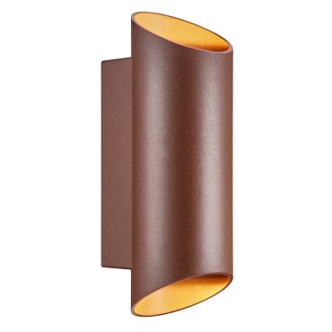 Nordlux Nico - applique murale extérieure - 9,5 x 7,7 x 23,5 cm - IP54 - rouille