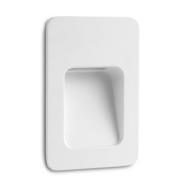 Faro Nase - applique encastrée - 9 x 5,7 x 13,5 cm - 3W LED inclus - IP44 - blanc mat