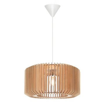 Nordlux Asti - lampe suspendue - Ø 50 x 225 cm - bois