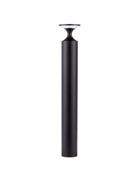 Nova Luce Pistillo - lampe de jardin - Ø 14,5 x 90 cm - 13W LED inclus - IP65 - noir sablé