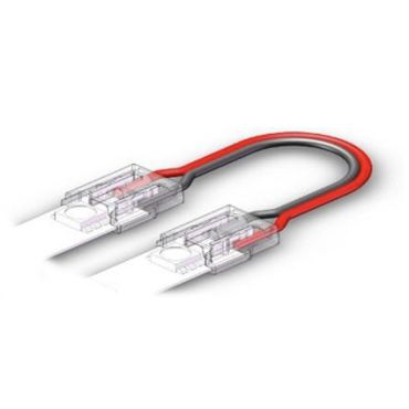 Roi Du Luminaire - connecteur double avec câble de 15 cm - pour ruban LED SMD 10 mm monocolore