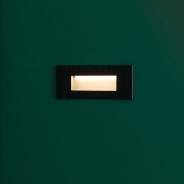 Faro Dart - applique encastrée - 19 x x 3,6 x 8 cm - 5W LED inclus - IP65 - noir mat