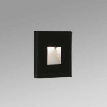 Faro Dart - applique encastrée - 8 x 3,6 x 8 cm - 2W LED inclus - IP65 - noir mat