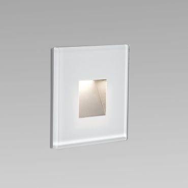 Faro Dart - applique encastrée - 8 x 3,6 x 8 cm - 2W LED inclus - IP65 - blanc mat