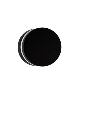Nova Luce Airy - applique murale extérieure - Ø 15 x 11,5 cm - 8W LED inclus - IP54 - noir sablé