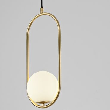 Nova Luce Obitar - lampe suspendue - 20 x 15 x 120 cm - laiton doré