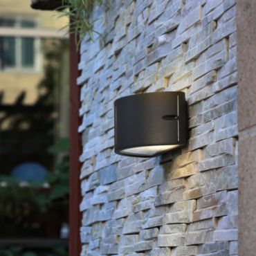 Lutec Bonn - Applique d'extérieur - 26 x 11 x 12 cm - IP54 - gris anthracite