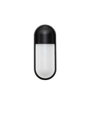 Nova Luce Arrow - applique murale extérieure - 10 x 24 x 9 cm - 9W LED inclus - IP65 - anthracite foncé