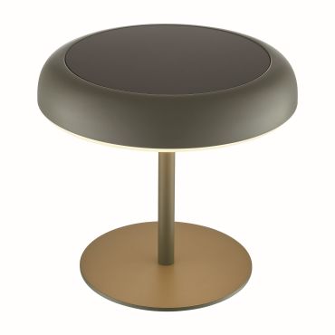 Nordlux Elmer Solar - lampe de table d'extérieur avec batterie - Ø 13 x 17 cm - 3 niveaux de gradation - 2W LED inclus - IP44 - vert