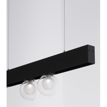 Nova Luce Karma - luminaire pour système de profilés magnétiques - Ø 10 x 15 cm - 5W LED inclus - noir
