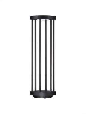 Nova Luce Nereus - lampe de jardin - Ø 16 x 50 cm - 8W LED inclus - IP65 - anthracite foncé