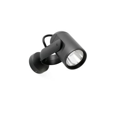 Faro Slot - applique d'extérieur - 20 x 7,7 x 7,7 cm - 13W LED inclus - IP65 - noir mat