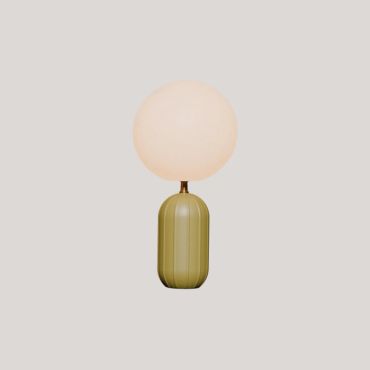 New Garden Monica 50 - lampe de table rechargeable à batterie avec télécommande - Ø 25 x 51,3 cm - 7W LED inclus - IP54 - vert olive