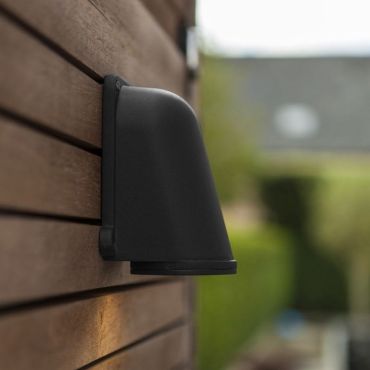 Lutec Ancor - applique murale extérieure - 11,7 x 9,2 x 14,6 cm - IP54 - noir mat