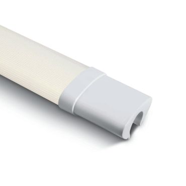 ONE Light IP65 LED Slim Range - plafonnier/mural - 65 x 6,5 x 3,7 cm - 18W LED inclus - IP65 - blanc - couleur de lumière blanc froid