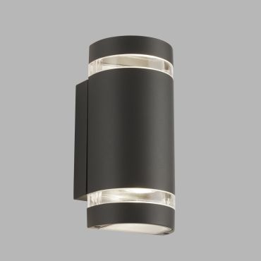 Searchlight Upwell - applique murale extérieure - 10 x 24 cm - IP44 - gris