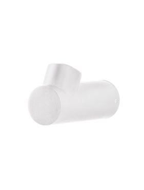Nova Luce Brice - applique murale extérieure - 4 x 6 x 12 cm -  6W LED inclus - IP54 - blanc sablé