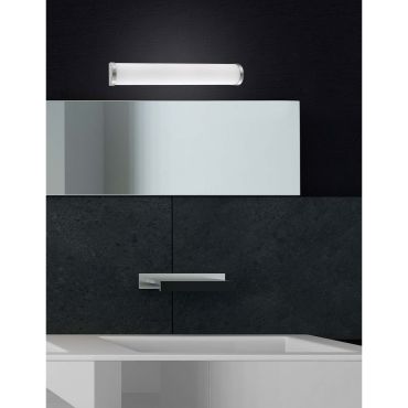 Nova Luce Polo - lumière miroir - 50 x 4 x 8 cm - IP44 - opale