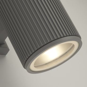 Searchlight Chopwell - Applique d'extérieur - 11,2 x 27,6 cm - IP54 - gris