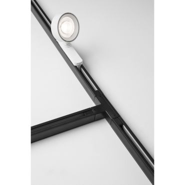 Nova Luce Roler - Spot sur rail triphasé - Ø 9,5 x 15,5 cm - 20W LED inclus - blanc sable