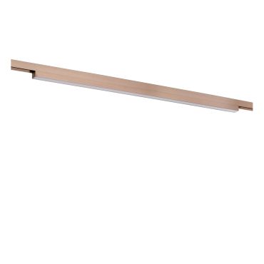Lucide Linial Glyxx - système de rails magnétiques - spot sur rail - 60,2 x 1,9 x 2,7 cm - LED 20W incl. - Fonction de gradation et couleur de lumière réglable via l'application - champagne