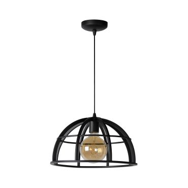 Lucide Dikra - lampe suspendue - Ø 40 x 150 cm - noir