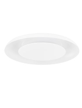 Nova Luce Epos - plafonnier - Ø 60 x 6 cm - 38W dimmable LED inclus - blanc sablé